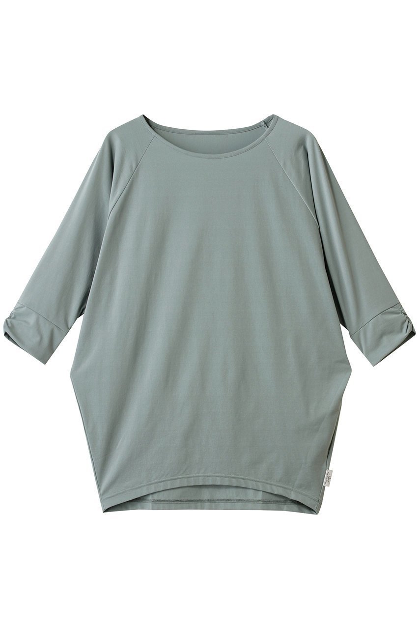 【ジュリエ/Julier】の【定番】ライトプライムハーフスリーブプルオーバー インテリア・キッズ・メンズ・レディースファッション・服の通販 founy(ファニー) 　ファッション　Fashion　レディースファッション　Fashion for Women　トップス・カットソー　Cut & Sew Tops　カジュアルプルオーバー・ニットトップス　Pullovers & Knit Tops / Casual Pullovers　スポーツウェア　Functional & Stylish Sportswear　スポーツ トップス　Athletic Tops / Workout Tops / Training Shirts　スポーツ　Sports, Activewear　ヨガ　Yoga, Yoga Wear　ワーク　Workwear, Utility Style　定番　Standard, Basic Item　旅行　Travel　ミントグリーン|ID: prp329100004956675 ipo3291000000037192650