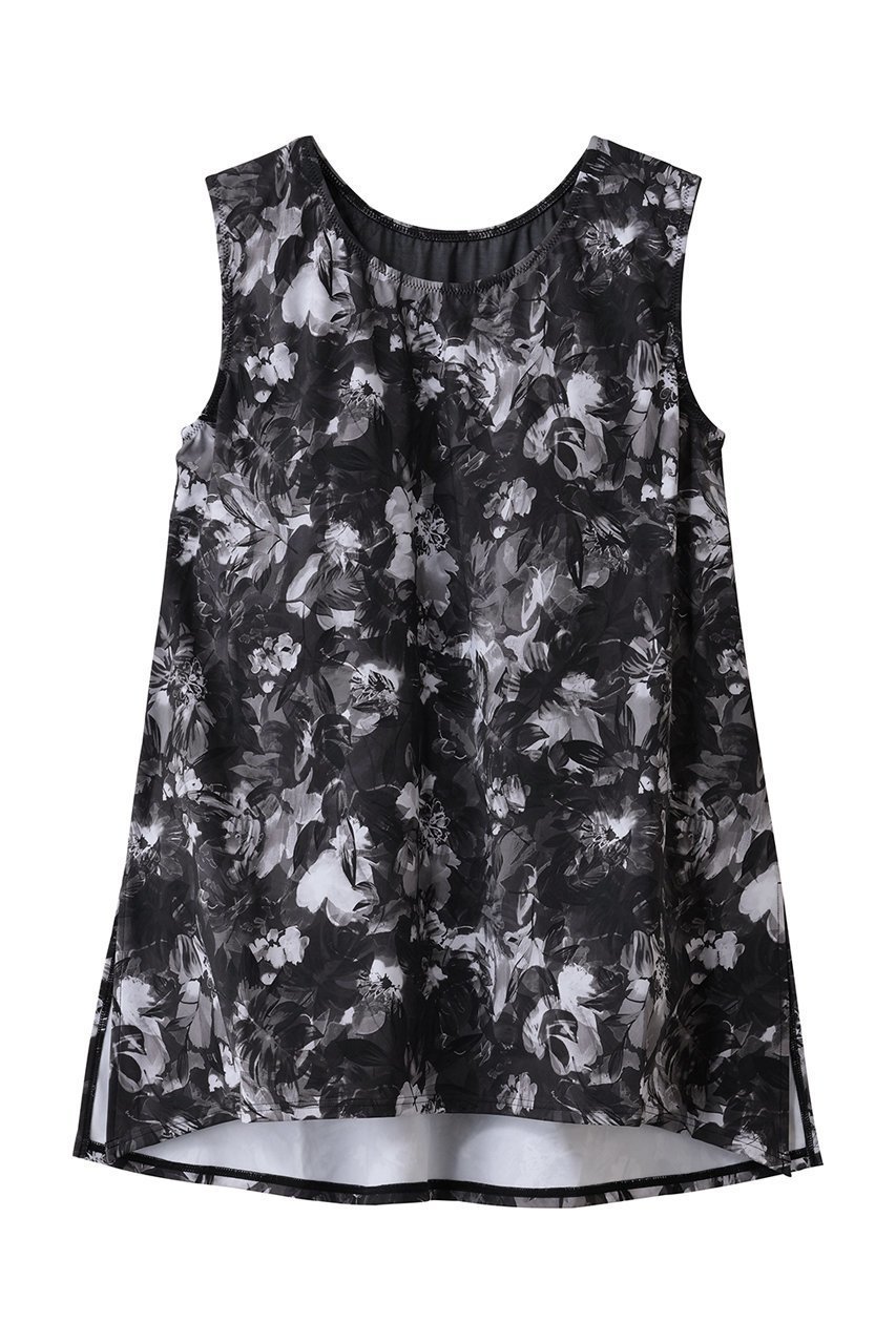 【レイール/Reir】の【水陸両用】プリントカップ付きトップス インテリア・キッズ・メンズ・レディースファッション・服の通販 founy(ファニー) 　ファッション　Fashion　レディースファッション　Fashion for Women　トップス・カットソー　Cut & Sew Tops　スポーツウェア　Functional & Stylish Sportswear　スポーツ トップス　Athletic Tops / Workout Tops / Training Shirts　ストレッチ　Stretch, Stretchy Fabric　スポーツ　Sports, Activewear　プリント　Print, Printed Pattern　ボトム　Bottoms, Lower Wear　水着　Swimsuit, Swimwear　ブラック|ID: prp329100004956680 ipo3291000000037192699