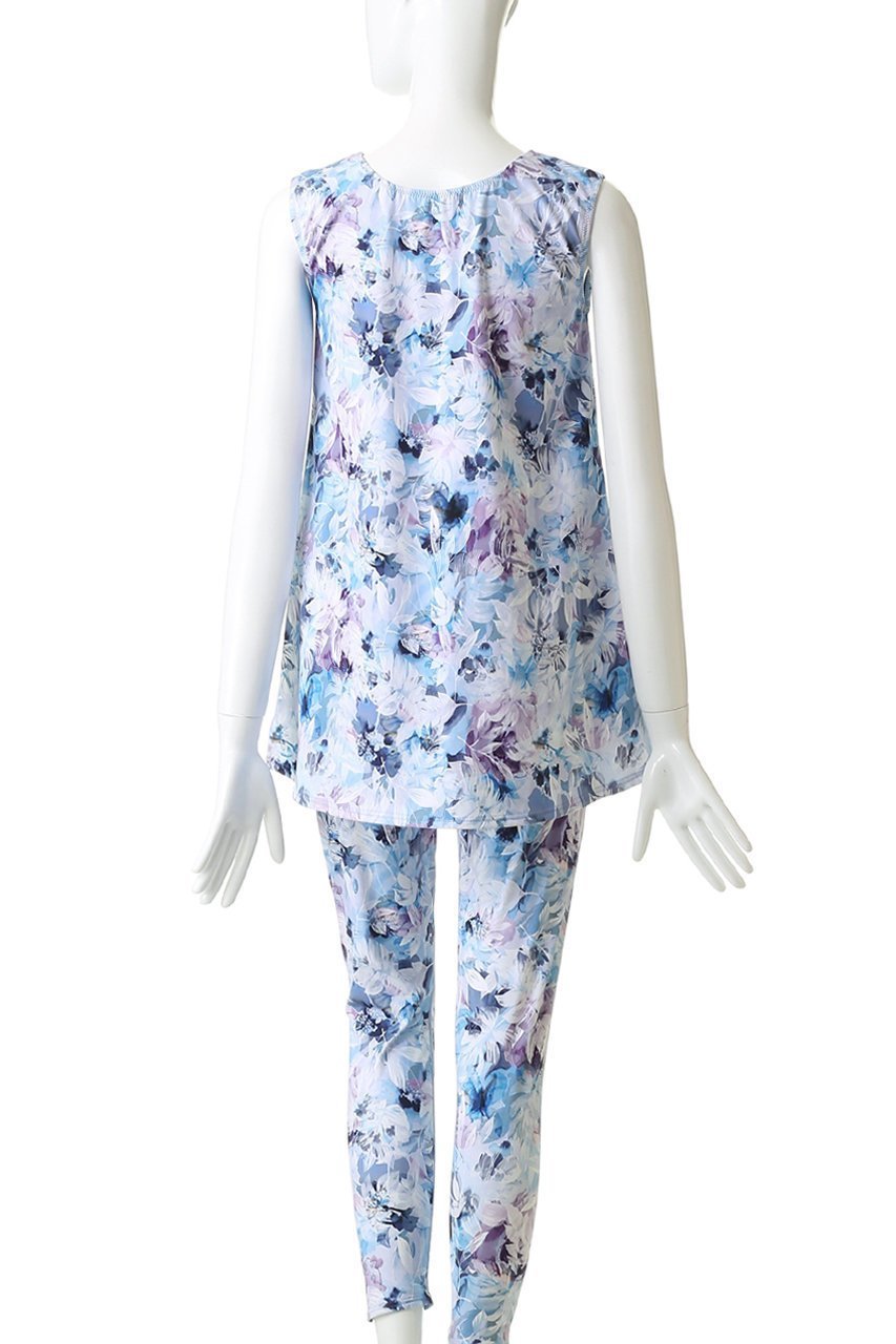 【レイール/Reir】の【水陸両用】プリントカップ付きトップス 人気、トレンドファッション・服の通販 founy(ファニー) 　ファッション　Fashion　レディースファッション　Fashion for Women　トップス・カットソー　Cut & Sew Tops　スポーツウェア　Functional & Stylish Sportswear　スポーツ トップス　Athletic Tops / Workout Tops / Training Shirts　ストレッチ　Stretch, Stretchy Fabric　スポーツ　Sports, Activewear　プリント　Print, Printed Pattern　ボトム　Bottoms, Lower Wear　水着　Swimsuit, Swimwear　other-4|ID: prp329100004956680 ipo3291000000037192704