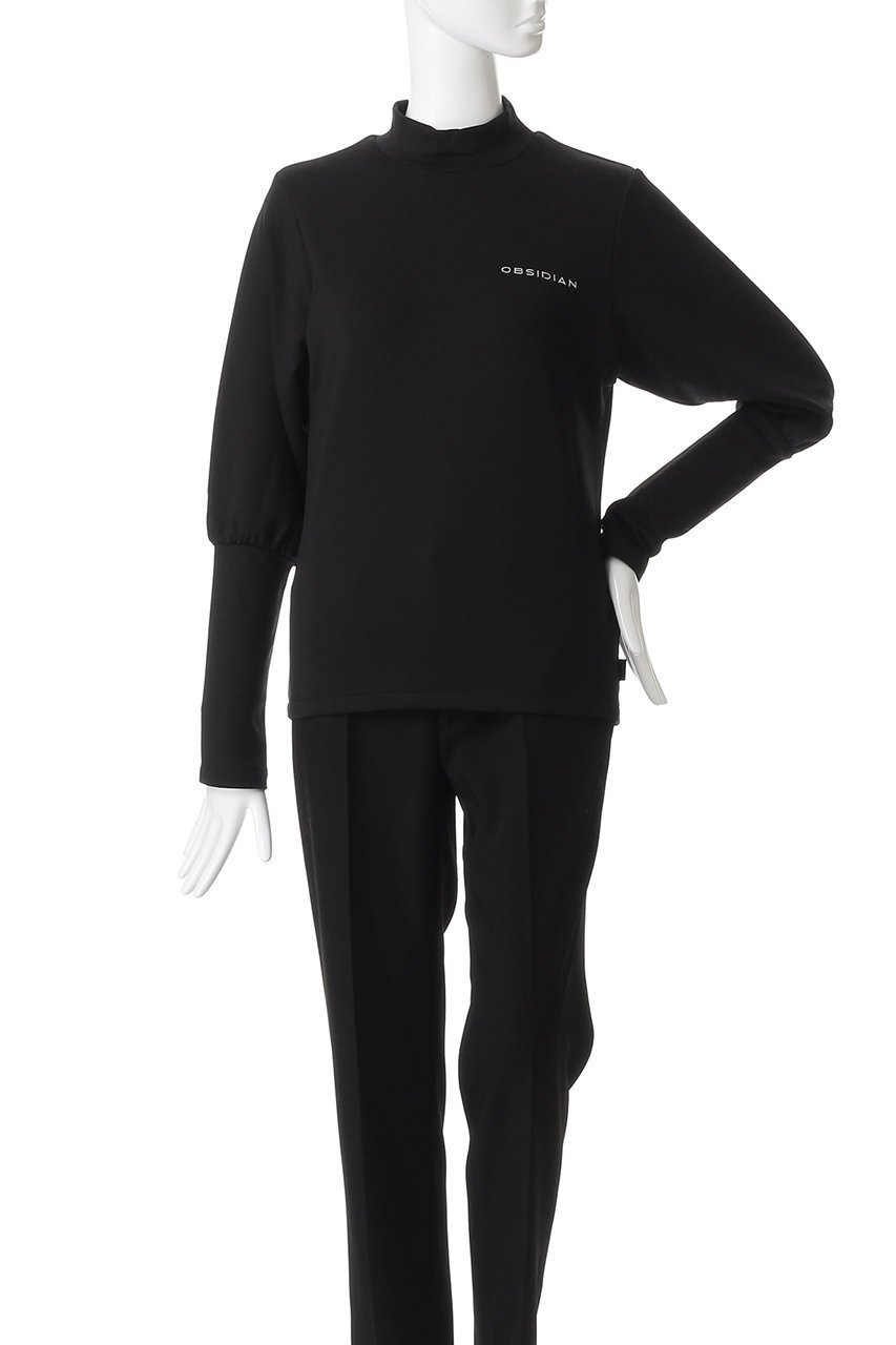 【オブシディアン/OBSIDIAN】のPONTETORTO HIGH NECK PO 人気、トレンドファッション・服の通販 founy(ファニー) 　ファッション　Fashion　レディースファッション　Fashion for Women　トップス・カットソー　Cut & Sew Tops　スポーツウェア　Functional & Stylish Sportswear　スポーツ トップス　Athletic Tops / Workout Tops / Training Shirts　イタリア　Italy　シンプル　Simple, Minimal　スポーツ　Sports, Activewear　ハイネック　High Neck, Mock Neck　ワンポイント　One Point, Statement Accent　other-2|ID: prp329100004956682 ipo3291000000037192718