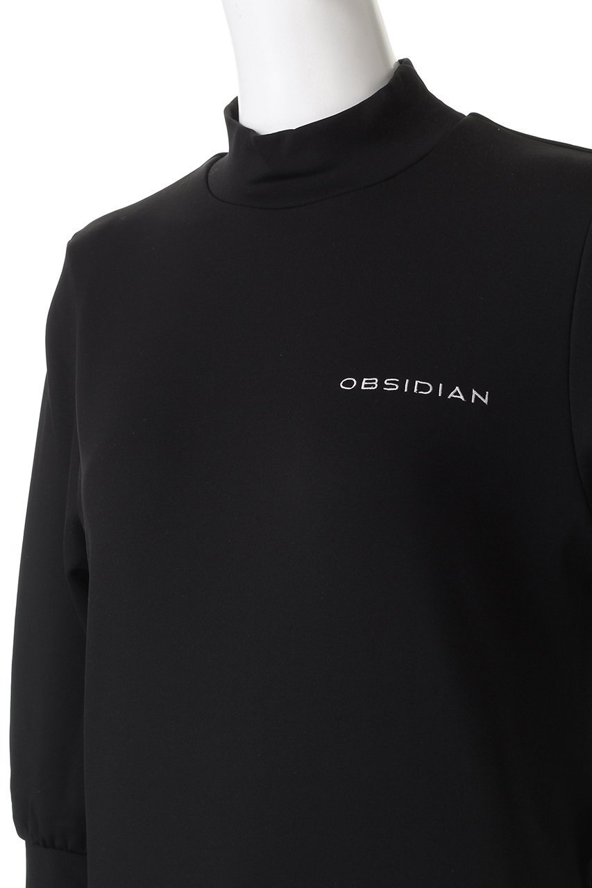 【オブシディアン/OBSIDIAN】のPONTETORTO HIGH NECK PO 人気、トレンドファッション・服の通販 founy(ファニー) 　ファッション　Fashion　レディースファッション　Fashion for Women　トップス・カットソー　Cut & Sew Tops　スポーツウェア　Functional & Stylish Sportswear　スポーツ トップス　Athletic Tops / Workout Tops / Training Shirts　イタリア　Italy　シンプル　Simple, Minimal　スポーツ　Sports, Activewear　ハイネック　High Neck, Mock Neck　ワンポイント　One Point, Statement Accent　other-5|ID: prp329100004956682 ipo3291000000037192721