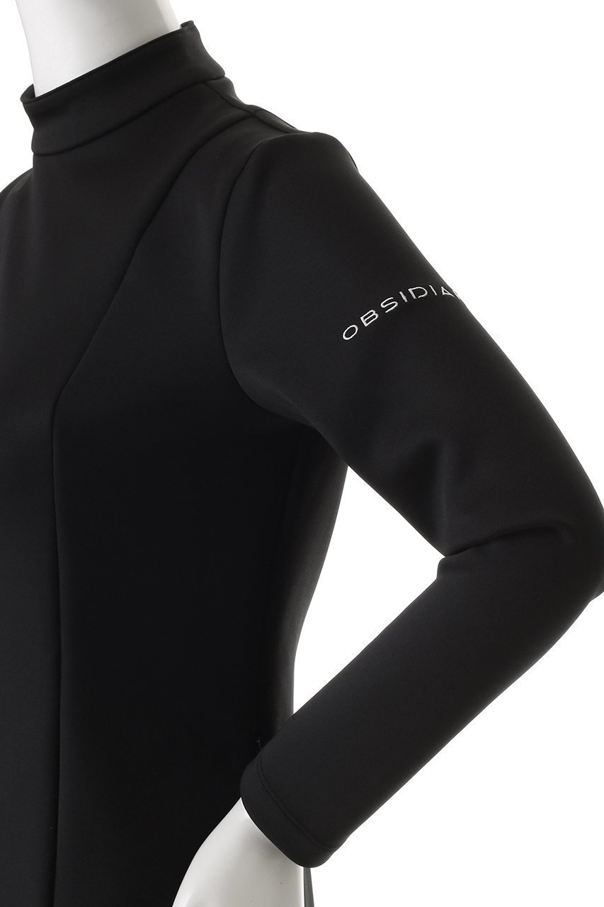 【オブシディアン/OBSIDIAN】のSCUBA ONEPIECE 人気、トレンドファッション・服の通販 founy(ファニー) 　ファッション　Fashion　レディースファッション　Fashion for Women　トップス・カットソー　Cut & Sew Tops　スポーツウェア　Functional & Stylish Sportswear　スポーツ トップス　Athletic Tops / Workout Tops / Training Shirts　ゴルフ　Golf　スポーツ　Sports, Activewear　スポーティ　Sporty, Casual Athletic　スリーブ　Sleeve, Long Sleeve / Short Sleeve　フェミニン　Feminine, Girly　ロング　Long, Long-Length　other-5|ID: prp329100004956688 ipo3291000000037192773
