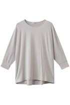 【ジュリエ/Julier】のエコリヨセルハーフスリーブプルオーバー 人気、トレンドファッション・服の通販 founy(ファニー) ファッション Fashion レディースファッション Fashion for Women トップス・カットソー Cut & Sew Tops カジュアルプルオーバー・ニットトップス Pullovers & Knit Tops / Casual Pullovers スポーツウェア Functional & Stylish Sportswear スポーツ トップス Athletic Tops / Workout Tops / Training Shirts スポーツ Sports, Activewear スリット Slit, Slit Detail ボトム Bottoms, Lower Wear ヨガ Yoga, Yoga Wear ワーク Workwear, Utility Style 旅行 Travel thumbnail ライトグレー|ID: prp329100004956692 ipo3291000000037192812