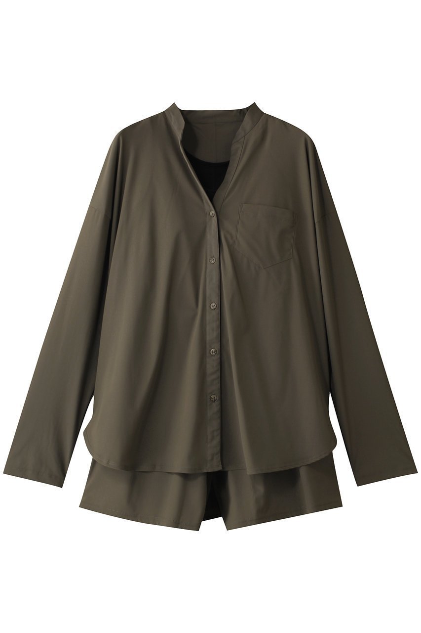 【レイール/Reir】の【San-ai Resort】シャツ・ショートパンツ付き4点セット【UPF50+】 インテリア・キッズ・メンズ・レディースファッション・服の通販 founy(ファニー) 　ファッション　Fashion　レディースファッション　Fashion for Women　水着　Swimwear　レディース水着・ビーチウェア　Swimwear & Beachwear　クロップド　Cropped, Short Length　ショーツ　Shorts, Short Pants　ショート　Short, Short Length　シンプル　Simple, Minimal　スタイリッシュ　Stylish, Fashionable　スポーツ　Sports, Activewear　タンク　Tank Top, Sleeveless Top　夏　Summer　水着　Swimsuit, Swimwear　カーキ|ID: prp329100004956701 ipo3291000000037192950