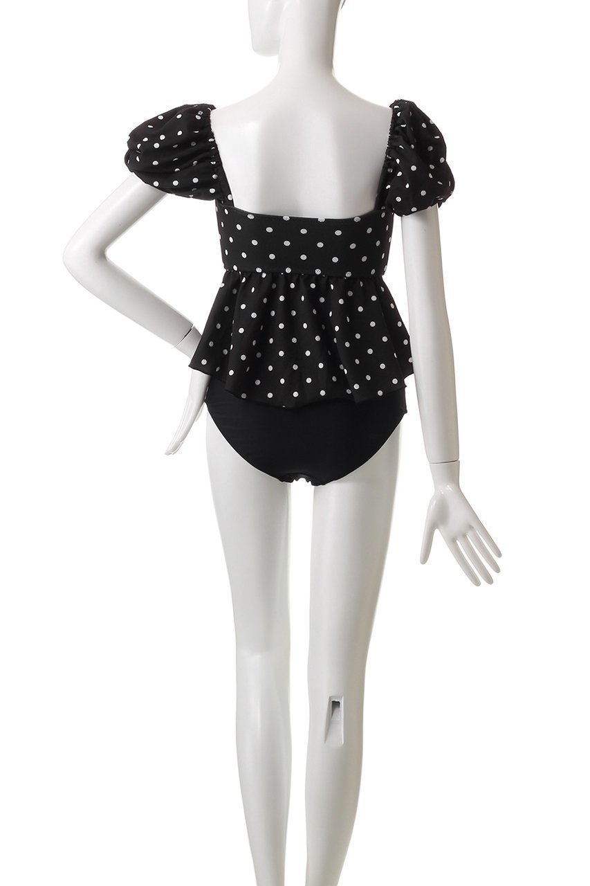 【レイール/Reir】のDotパフスリーブ 人気、トレンドファッション・服の通販 founy(ファニー) 　ファッション　Fashion　レディースファッション　Fashion for Women　水着　Swimwear　レディース水着・ビーチウェア　Swimwear & Beachwear　スポーツ　Sports, Activewear　スリーブ　Sleeve, Long Sleeve / Short Sleeve　ドット　Polka Dot, Dot Pattern　ビーチ　Beach, Seaside　ペプラム　Peplum, Flared Hem　水着　Swimsuit, Swimwear　other-4|ID: prp329100004956741 ipo3291000000037193372