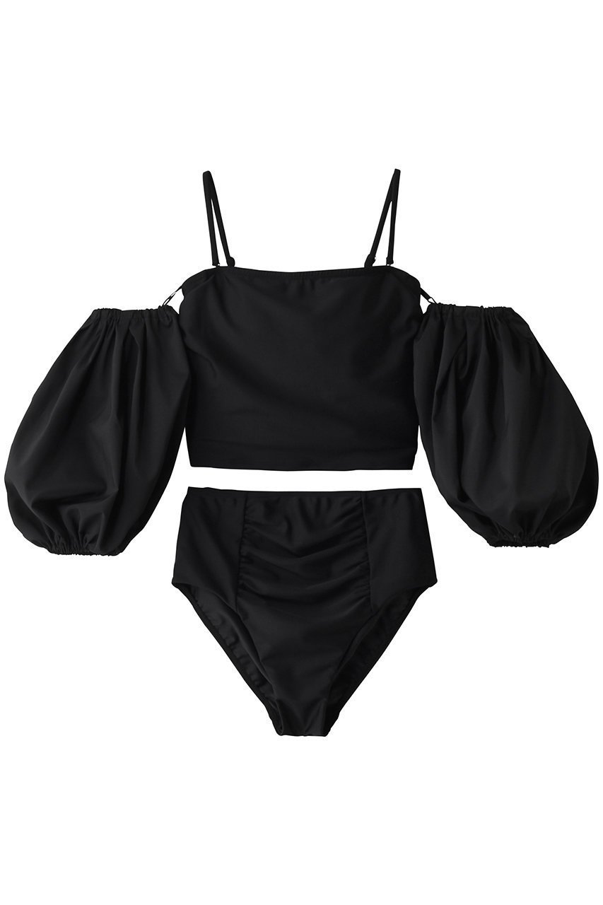 【レイール/Reir】のLE PHIL x Reir 限定 取り外しパフスリーブ付きノンワイヤービキニ 人気、トレンドファッション・服の通販 founy(ファニー) 　ファッション　Fashion　レディースファッション　Fashion for Women　水着　Swimwear　レディース水着・ビーチウェア　Swimwear & Beachwear　おすすめ　Recommended / Our Picks　エレガント 上品　Elegant　ギャザー　Gathered, Ruffled　ショーツ　Shorts, Short Pants　ショート　Short, Short Length　シンプル　Simple, Minimal　スポーツ　Sports, Activewear　スリーブ　Sleeve, Long Sleeve / Short Sleeve　セットアップ　Set-Up, Coordinated Outfit　タフタ　Taffeta, Structured Fabric　デニム　Denim, Jeans Material　ビーチ　Beach, Seaside　フェミニン　Feminine, Girly　フォルム　Silhouette, Form　水着　Swimsuit, Swimwear　 other-1|ID: prp329100004956747 ipo3291000000037193399