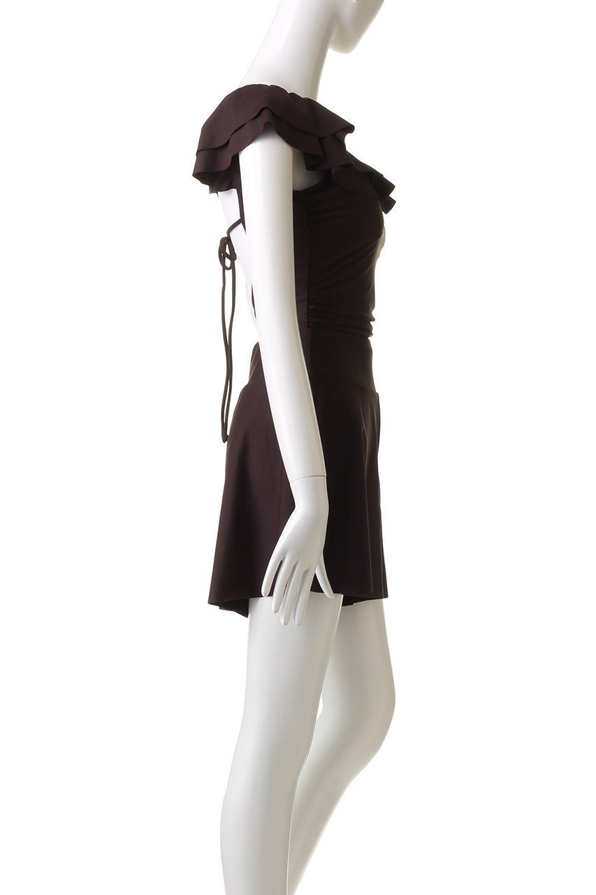 【レイール/Reir】のANAYI x Reir 限定ワンピース水着 ショートパンツセット 人気、トレンドファッション・服の通販 founy(ファニー) 　ファッション　Fashion　レディースファッション　Fashion for Women　水着　Swimwear　レディース水着・ビーチウェア　Swimwear & Beachwear　カッティング　Cutting Detail　ショート　Short, Short Length　スポーツ　Sports, Activewear　フェミニン　Feminine, Girly　フリル　Frill, Ruffle　リゾート　Resort, Vacation Style　リボン　Ribbon, Bow　巾着　Drawstring Bag, Kinchaku　水着　Swimsuit, Swimwear　other-5|ID: prp329100004956750 ipo3291000000037193435