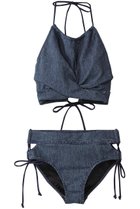 【レイール/Reir】の【San-ai Resort】ハイネックノンワイヤービキニ ネイビー|ID: prp329100004956769 ipo3291000000037193602