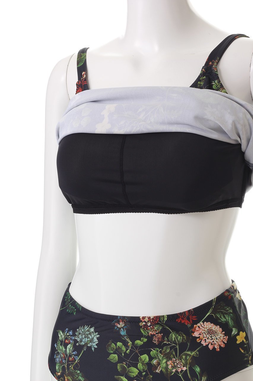 【コーラルヴェール/Coral Veil】のArt Botanicalショルダードレス3点セット 人気、トレンドファッション・服の通販 founy(ファニー) 　ファッション　Fashion　レディースファッション　Fashion for Women　水着　Swimwear　レディース水着・ビーチウェア　Swimwear & Beachwear　ショルダー　Shoulder, Shoulder Strap　ショーツ　Shorts, Short Pants　スポーツ　Sports, Activewear　ドレス　Dress, One-Piece　ビーチ　Beach, Seaside　フラワー　Flower, Floral　水着　Swimsuit, Swimwear　other-6|ID: prp329100004956777 ipo3291000000037193703