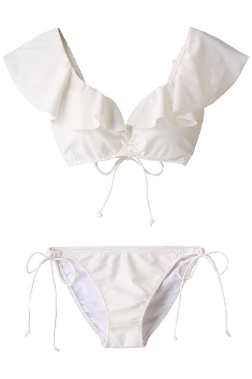 【レイール/Reir】の【San-ai Resort】楽盛りフリル水着 ワイヤービキニ 人気、トレンドファッション・服の通販 founy(ファニー) 　ファッション　Fashion　レディースファッション　Fashion for Women　水着　Swimwear　レディース水着・ビーチウェア　Swimwear & Beachwear　アンダー　Underwear Essentials　スポーツ　Sports, Activewear　デコルテ　Décolleté, Neckline　ビキニ　Bikini, Two-Piece Swimsuit　フェミニン　Feminine, Girly　フリル　Frill, Ruffle　レース　Lace, Lace Fabric　ワイヤー　Wire, Wired Bra　水着　Swimsuit, Swimwear　 other-1|ID: prp329100004956785 ipo3291000000037193764