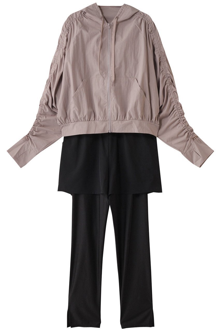 【レイール/Reir】の【BeachQueen】ショートラッシュパーカー付きリブタンキニ水着+レギンス付き5点セット インテリア・キッズ・メンズ・レディースファッション・服の通販 founy(ファニー) 　ファッション　Fashion　レディースファッション　Fashion for Women　水着　Swimwear　レディース水着・ビーチウェア　Swimwear & Beachwear　アウトドア　Outdoor Clothing　インナー　Innerwear　ショーツ　Shorts, Short Pants　ショート　Short, Short Length　スポーツ　Sports, Activewear　レギンス　Leggings, Stretch Pants　夏　Summer　旅行　Travel　水着　Swimsuit, Swimwear　ピンクベージュ|ID: prp329100004956805 ipo3291000000037193907