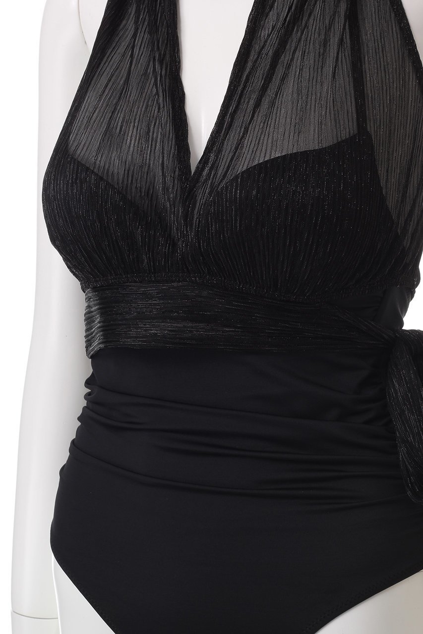 【レイール/Reir】のLame Pleatsビキニセット 人気、トレンドファッション・服の通販 founy(ファニー) 　ファッション　Fashion　レディースファッション　Fashion for Women　水着　Swimwear　レディース水着・ビーチウェア　Swimwear & Beachwear　ショーツ　Shorts, Short Pants　シンプル　Simple, Minimal　スポーツ　Sports, Activewear　ハイネック　High Neck, Mock Neck　ビキニ　Bikini, Two-Piece Swimsuit　フェミニン　Feminine, Girly　リボン　Ribbon, Bow　エレガント 上品　Elegant　水着　Swimsuit, Swimwear　other-5|ID: prp329100004956813 ipo3291000000037193982