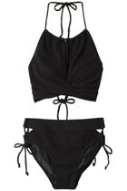 【レイール/Reir】のCool Rib ノンワイヤー水着 ブラック|ID: prp329100004956821 ipo3291000000037194054