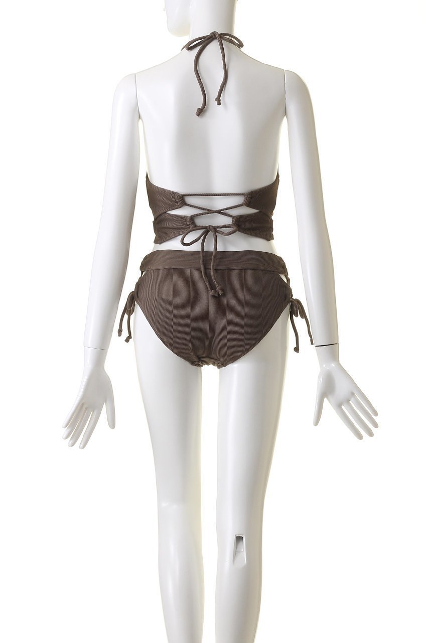 【レイール/Reir】のCool Rib ノンワイヤー水着 人気、トレンドファッション・服の通販 founy(ファニー) 　ファッション　Fashion　レディースファッション　Fashion for Women　水着　Swimwear　レディース水着・ビーチウェア　Swimwear & Beachwear　クール　Cool, Chic　ショーツ　Shorts, Short Pants　スポーツ　Sports, Activewear　スリット　Slit, Slit Detail　ハイネック　High Neck, Mock Neck　ビキニ　Bikini, Two-Piece Swimsuit　フロント　Front, Front Design　ワイヤー　Wire, Wired Bra　水着　Swimsuit, Swimwear　other-4|ID: prp329100004956821 ipo3291000000037194058