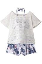 【レイール/Reir】のストレッチレース×Orchid・Vintage Leaf4点 ブルー|ID: prp329100004956823 ipo3291000000037194066