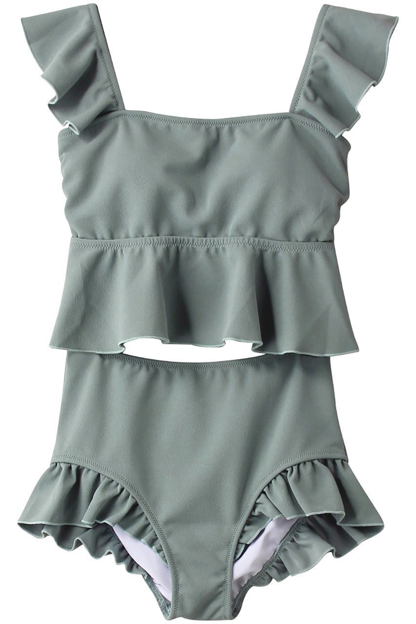 【レイール/Reir】の【San-ai Resort】ライトダンボールジョーゼットノンワイヤービキニ インテリア・キッズ・メンズ・レディースファッション・服の通販 founy(ファニー) 　ファッション　Fashion　レディースファッション　Fashion for Women　水着　Swimwear　レディース水着・ビーチウェア　Swimwear & Beachwear　ショーツ　Shorts, Short Pants　ショート　Short, Short Length　スポーツ　Sports, Activewear　バランス　Balance, Style Balance　ビキニ　Bikini, Two-Piece Swimsuit　フェミニン　Feminine, Girly　フリル　Frill, Ruffle　水着　Swimsuit, Swimwear　グリーン|ID: prp329100004956824 ipo3291000000037194081