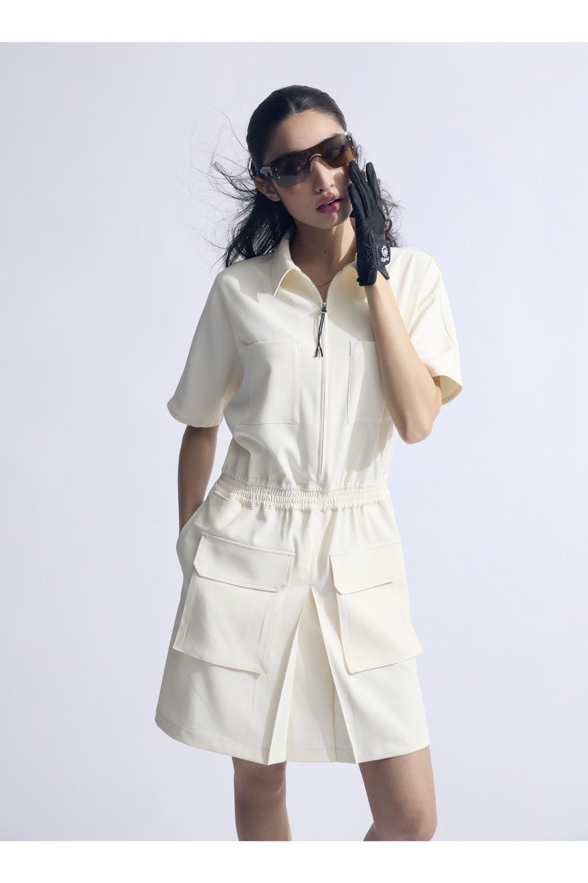 【ティーエムジー/TMG】のサファリワンピース 人気、トレンドファッション・服の通販 founy(ファニー) 　ファッション　Fashion　レディースファッション　Fashion for Women　ワンピース　Dresses　スポーツウェア　Functional & Stylish Sportswear　スポーツ ワンピース　Athletic Dress / Tennis Dress　スポーツ　Sports, Activewear　フラップ　Flap, Flap Pocket　ポケット　Pocket, Pocket Detail　other-6|ID: prp329100004956826 ipo3291000000037194107