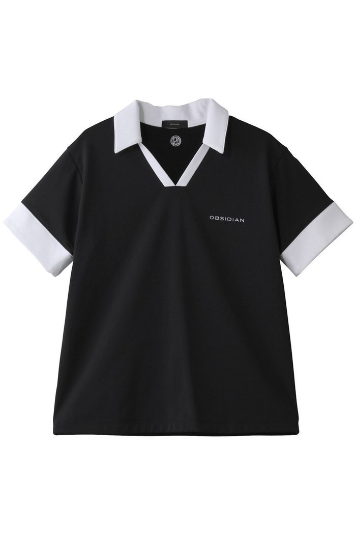 【オブシディアン/OBSIDIAN】のV-NECK POLO SHIRT インテリア・キッズ・メンズ・レディースファッション・服の通販 founy(ファウニー) https://founy.com/ ファッション Fashion レディースファッション Fashion for Women トップス・カットソー Cut & Sew Tops シャツ・ブラウス・オフィスカジュアル Elegant Blouses & Button-Ups ポロシャツ・きれいめカジュアル Smart-Casual Polo Tops Vネックトップス V-Neck Tops / V-Cut Neckline Shirts スポーツウェア Functional & Stylish Sportswear スポーツ トップス Athletic Tops / Workout Tops / Training Shirts スポーツ Sports, Activewear ベーシック Basic, Essential ポロシャツ Polo Shirt, Collared Tee 夏 Summer 定番 Standard, Basic Item |ID: prp329100004956864 ipo3291000000037194369