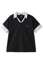 【オブシディアン/OBSIDIAN】のV-NECK POLO SHIRT 人気、トレンドファッション・服の通販 founy(ファニー) ファッション Fashion レディースファッション Fashion for Women トップス・カットソー Cut & Sew Tops シャツ・ブラウス・オフィスカジュアル Elegant Blouses & Button-Ups ポロシャツ・きれいめカジュアル Smart-Casual Polo Tops Vネックトップス V-Neck Tops / V-Cut Neckline Shirts スポーツウェア Functional & Stylish Sportswear スポーツ トップス Athletic Tops / Workout Tops / Training Shirts スポーツ Sports, Activewear ベーシック Basic, Essential ポロシャツ Polo Shirt, Collared Tee 夏 Summer 定番 Standard, Basic Item thumbnail ブラック|ID: prp329100004956864 ipo3291000000037194370