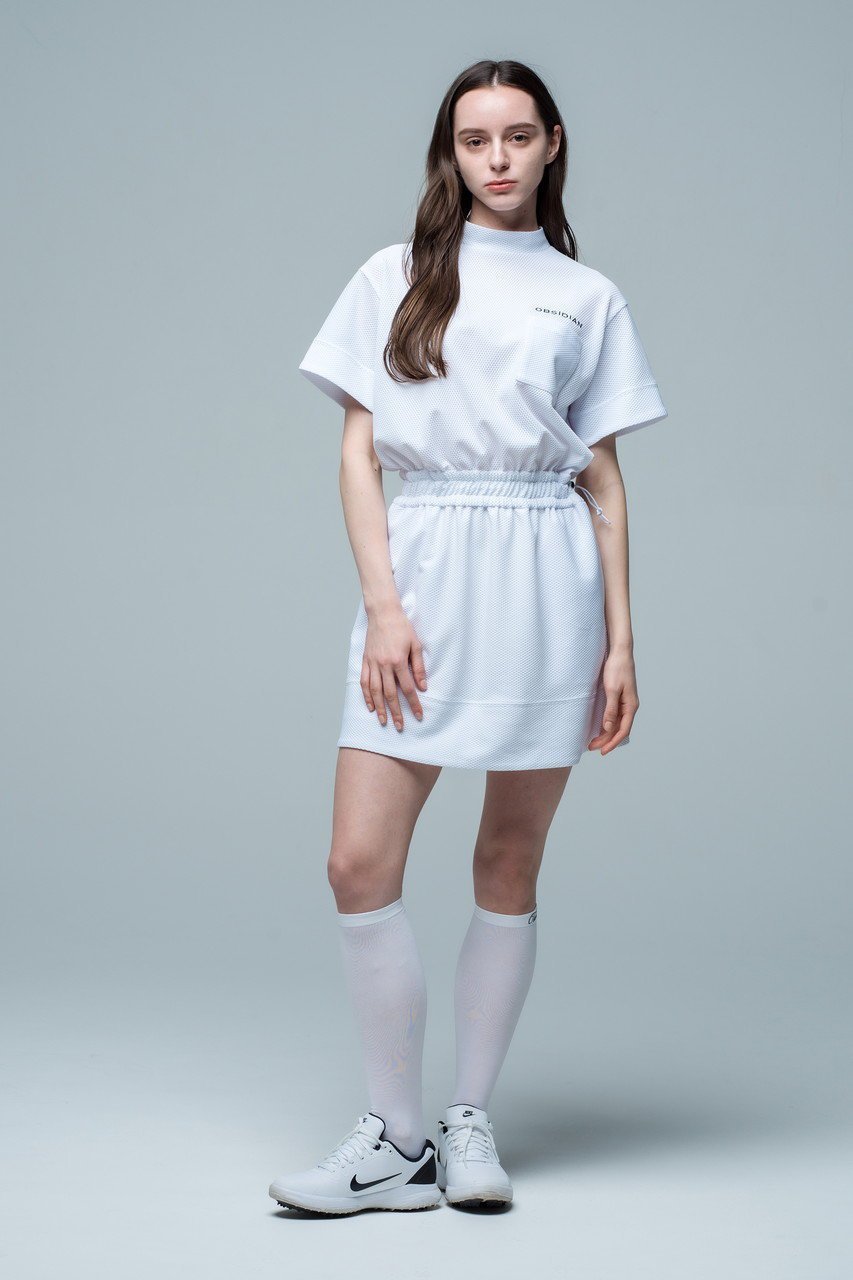 【オブシディアン/OBSIDIAN】のMESH ONE PIECE 人気、トレンドファッション・服の通販 founy(ファニー) 　ファッション　Fashion　レディースファッション　Fashion for Women　ワンピース　Dresses　スポーツウェア　Functional & Stylish Sportswear　スポーツ ワンピース　Athletic Dress / Tennis Dress　ゴルフ　Golf　スポーツ　Sports, Activewear　スポーティ　Sporty, Casual Athletic　ドローコード　Drawcord, Drawstring Cord　メッシュ　Mesh, Net Fabric　夏　Summer　other-8|ID: prp329100004956870 ipo3291000000037194428