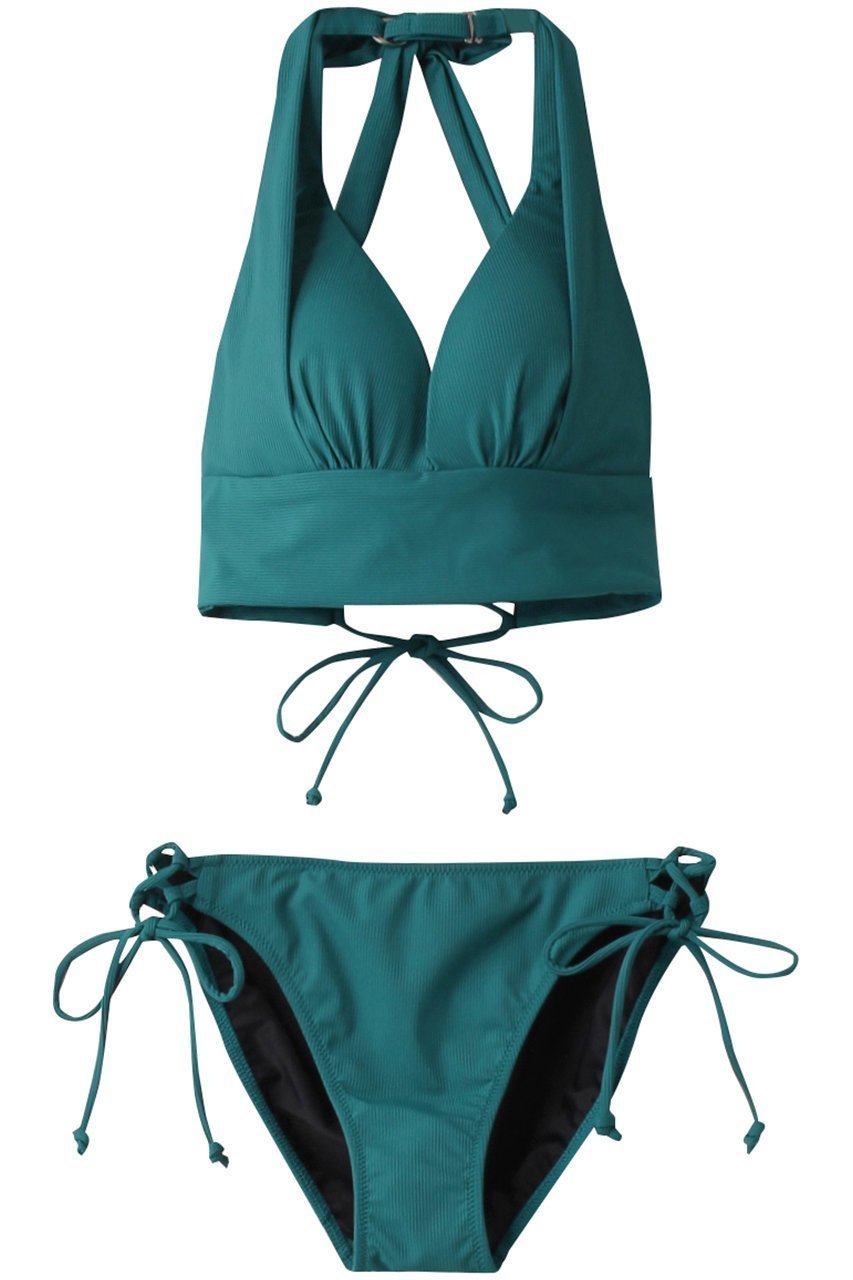 【レイール/Reir】の【San-ai Resort】Eco Rib ナチュラルアップ ビキニ インテリア・キッズ・メンズ・レディースファッション・服の通販 founy(ファニー) 　ファッション　Fashion　レディースファッション　Fashion for Women　水着　Swimwear　レディース水着・ビーチウェア　Swimwear & Beachwear　おすすめ　Recommended / Our Picks　スポーツ　Sports, Activewear　トレンド　Trend, Trending Now　ビキニ　Bikini, Two-Piece Swimsuit　ビーチ　Beach, Seaside　ワイヤー　Wire, Wired Bra　水着　Swimsuit, Swimwear　グリーン|ID: prp329100004956876 ipo3291000000037194469