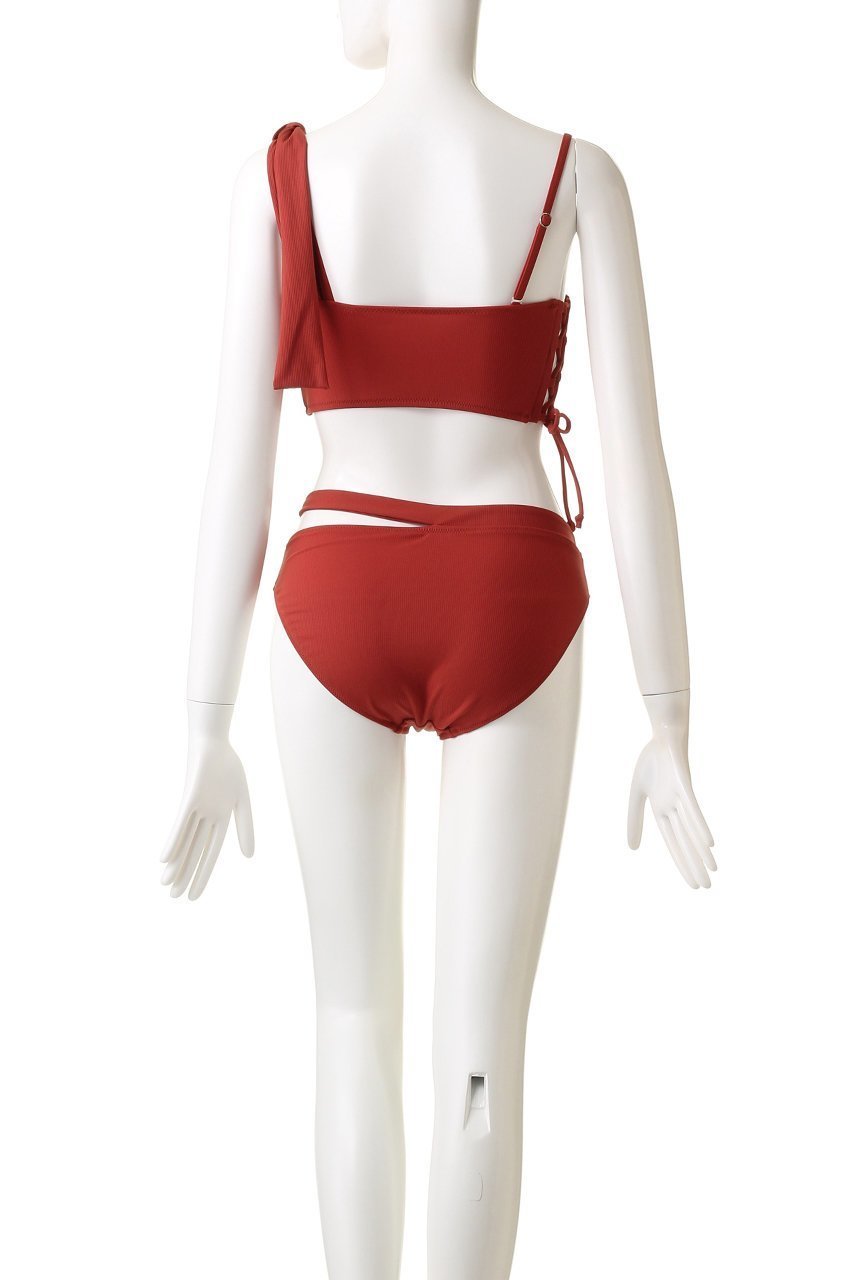 【レイール/Reir】の【San-ai Resort】Eco RibワンショルダーWアップ 人気、トレンドファッション・服の通販 founy(ファニー) 　ファッション　Fashion　レディースファッション　Fashion for Women　水着　Swimwear　レディース水着・ビーチウェア　Swimwear & Beachwear　アンダー　Underwear Essentials　ショルダー　Shoulder, Shoulder Strap　ショーツ　Shorts, Short Pants　スポーツ　Sports, Activewear　トレンド　Trend, Trending Now　ビーチ　Beach, Seaside　リボン　Ribbon, Bow　ワイヤー　Wire, Wired Bra　水着　Swimsuit, Swimwear　other-4|ID: prp329100004956877 ipo3291000000037194486