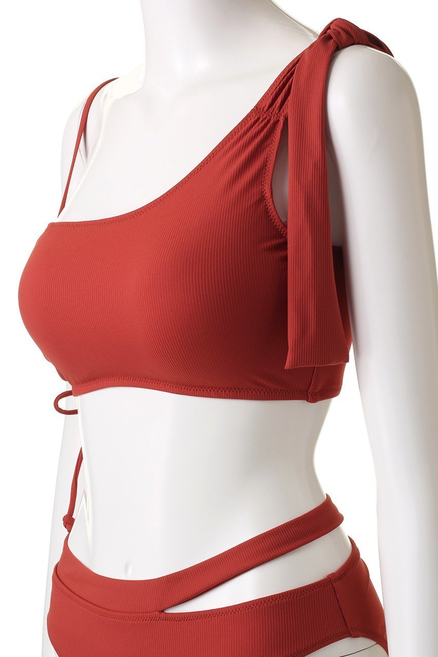 【レイール/Reir】の【San-ai Resort】Eco RibワンショルダーWアップ 人気、トレンドファッション・服の通販 founy(ファニー) 　ファッション　Fashion　レディースファッション　Fashion for Women　水着　Swimwear　レディース水着・ビーチウェア　Swimwear & Beachwear　アンダー　Underwear Essentials　ショルダー　Shoulder, Shoulder Strap　ショーツ　Shorts, Short Pants　スポーツ　Sports, Activewear　トレンド　Trend, Trending Now　ビーチ　Beach, Seaside　リボン　Ribbon, Bow　ワイヤー　Wire, Wired Bra　水着　Swimsuit, Swimwear　other-5|ID: prp329100004956877 ipo3291000000037194488