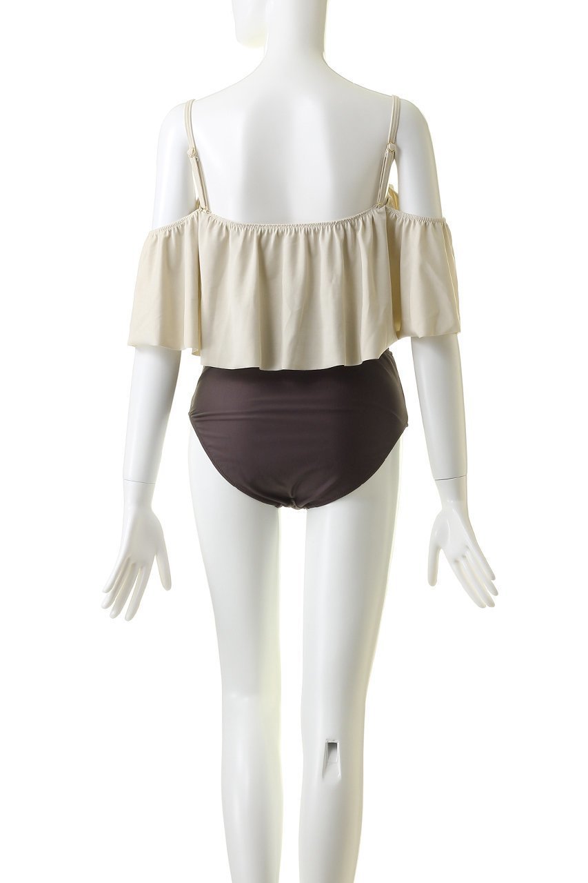 【レイール/Reir】の【San-ai Resort】オフショルダーデザイン グラマラスフィット 人気、トレンドファッション・服の通販 founy(ファニー) 　ファッション　Fashion　レディースファッション　Fashion for Women　水着　Swimwear　レディース水着・ビーチウェア　Swimwear & Beachwear　アシンメトリー　Asymmetrical Style　スポーツ　Sports, Activewear　ビキニ　Bikini, Two-Piece Swimsuit　フリル　Frill, Ruffle　リボン　Ribbon, Bow　ワイヤー　Wire, Wired Bra　定番　Standard, Basic Item　水着　Swimsuit, Swimwear　other-4|ID: prp329100004956882 ipo3291000000037194524