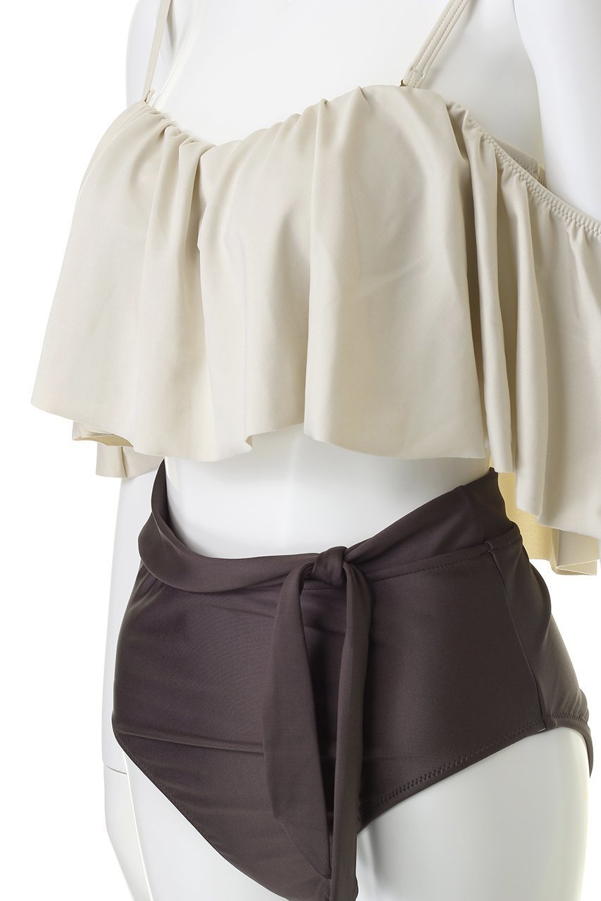 【レイール/Reir】の【San-ai Resort】オフショルダーデザイン グラマラスフィット 人気、トレンドファッション・服の通販 founy(ファニー) 　ファッション　Fashion　レディースファッション　Fashion for Women　水着　Swimwear　レディース水着・ビーチウェア　Swimwear & Beachwear　アシンメトリー　Asymmetrical Style　スポーツ　Sports, Activewear　ビキニ　Bikini, Two-Piece Swimsuit　フリル　Frill, Ruffle　リボン　Ribbon, Bow　ワイヤー　Wire, Wired Bra　定番　Standard, Basic Item　水着　Swimsuit, Swimwear　other-5|ID: prp329100004956882 ipo3291000000037194525