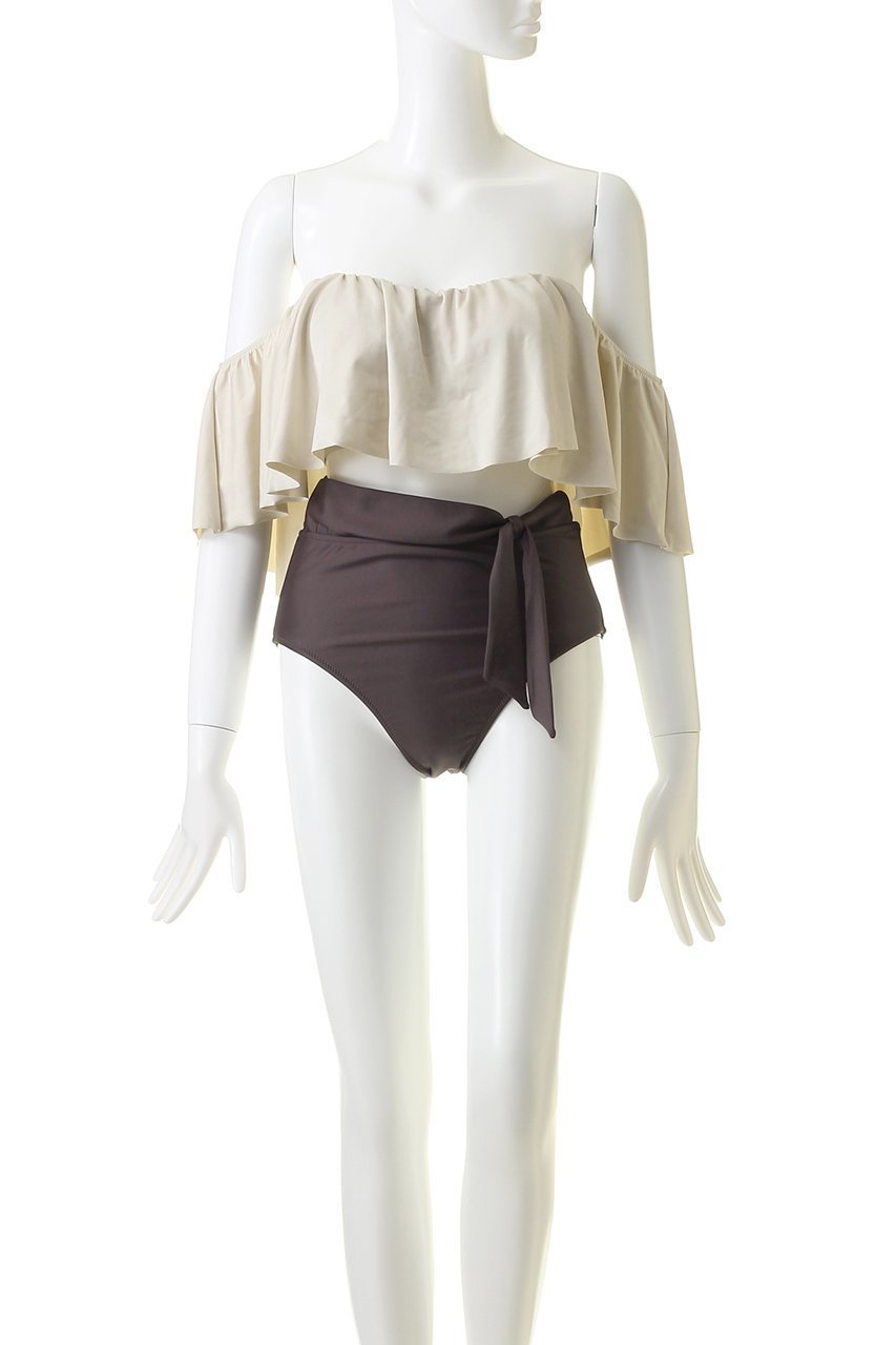 【レイール/Reir】の【San-ai Resort】オフショルダーデザイン グラマラスフィット 人気、トレンドファッション・服の通販 founy(ファニー) 　ファッション　Fashion　レディースファッション　Fashion for Women　水着　Swimwear　レディース水着・ビーチウェア　Swimwear & Beachwear　アシンメトリー　Asymmetrical Style　スポーツ　Sports, Activewear　ビキニ　Bikini, Two-Piece Swimsuit　フリル　Frill, Ruffle　リボン　Ribbon, Bow　ワイヤー　Wire, Wired Bra　定番　Standard, Basic Item　水着　Swimsuit, Swimwear　other-8|ID: prp329100004956882 ipo3291000000037194528