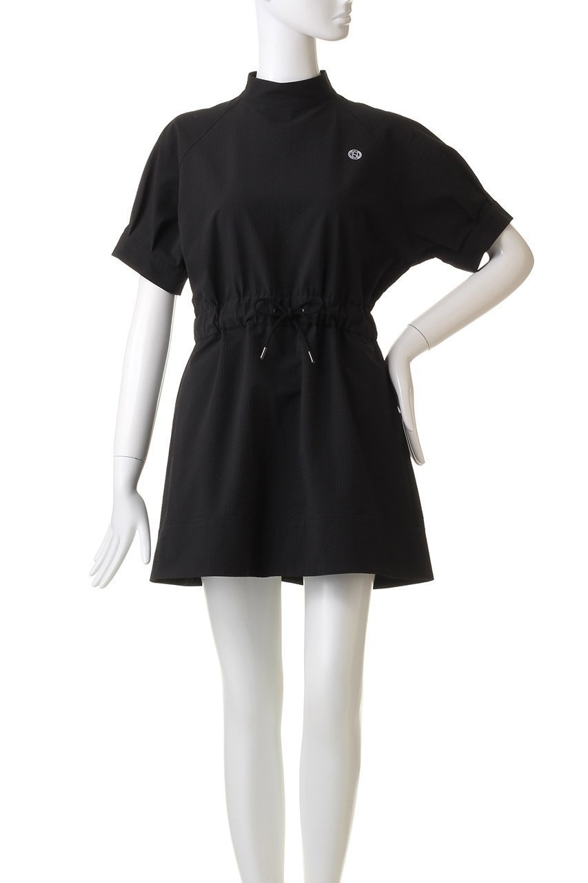 【オブシディアン/OBSIDIAN】のSEERSUCKER ONE PIECE 人気、トレンドファッション・服の通販 founy(ファニー) 　ファッション　Fashion　レディースファッション　Fashion for Women　ワンピース　Dresses　スポーツウェア　Functional & Stylish Sportswear　スポーツ ワンピース　Athletic Dress / Tennis Dress　スポーツ　Sports, Activewear　スポーティ　Sporty, Casual Athletic　フェミニン　Feminine, Girly　モックネック　Mock Neck, Short Turtleneck　夏　Summer　other-2|ID: prp329100004956928 ipo3291000000037194845