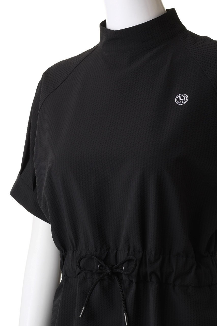 【オブシディアン/OBSIDIAN】のSEERSUCKER ONE PIECE 人気、トレンドファッション・服の通販 founy(ファニー) 　ファッション　Fashion　レディースファッション　Fashion for Women　ワンピース　Dresses　スポーツウェア　Functional & Stylish Sportswear　スポーツ ワンピース　Athletic Dress / Tennis Dress　スポーツ　Sports, Activewear　スポーティ　Sporty, Casual Athletic　フェミニン　Feminine, Girly　モックネック　Mock Neck, Short Turtleneck　夏　Summer　other-5|ID: prp329100004956928 ipo3291000000037194848