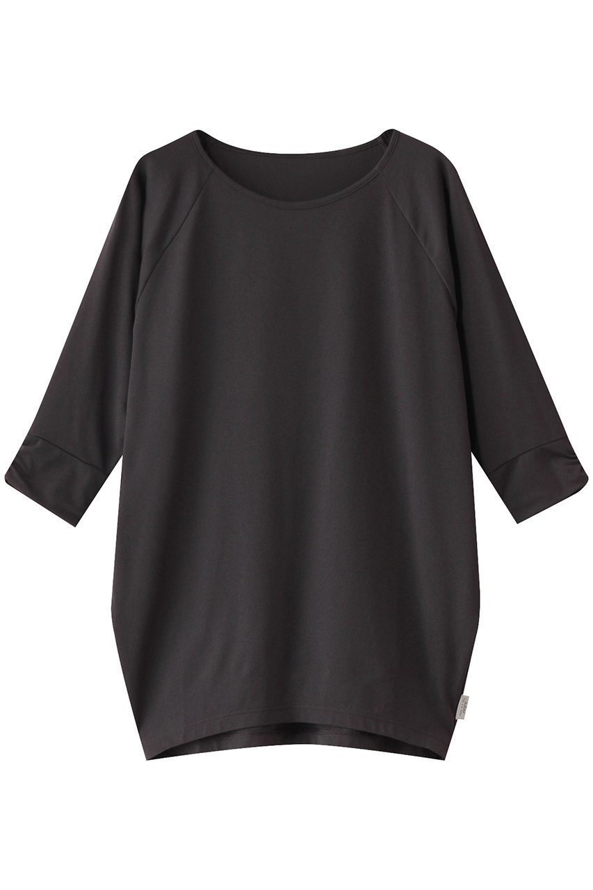 【ジュリエ/Julier】の【定番】ライトプライムハーフスリーブプルオーバー インテリア・キッズ・メンズ・レディースファッション・服の通販 founy(ファニー) 　ファッション　Fashion　レディースファッション　Fashion for Women　トップス・カットソー　Cut & Sew Tops　カジュアルプルオーバー・ニットトップス　Pullovers & Knit Tops / Casual Pullovers　スポーツウェア　Functional & Stylish Sportswear　スポーツ トップス　Athletic Tops / Workout Tops / Training Shirts　シンプル　Simple, Minimal　スポーツ　Sports, Activewear　ボトム　Bottoms, Lower Wear　ヨガ　Yoga, Yoga Wear　ワーク　Workwear, Utility Style　定番　Standard, Basic Item　チャコールグレー|ID: prp329100004956934 ipo3291000000037194892