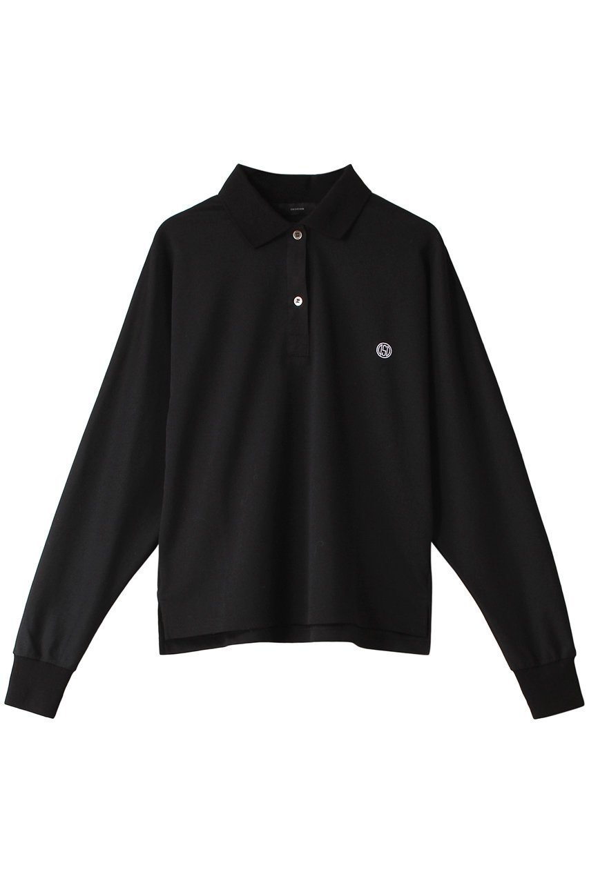【オブシディアン/OBSIDIAN】のPOLO LONG SLEEVE SHIRT インテリア・キッズ・メンズ・レディースファッション・服の通販 founy(ファニー) 　ファッション　Fashion　レディースファッション　Fashion for Women　トップス・カットソー　Cut & Sew Tops　シャツ・ブラウス・オフィスカジュアル　Elegant Blouses & Button-Ups　スポーツウェア　Functional & Stylish Sportswear　スポーツ トップス　Athletic Tops / Workout Tops / Training Shirts　コンパクト　Compact, Small Size　ショルダー　Shoulder, Shoulder Strap　スポーツ　Sports, Activewear　スリーブ　Sleeve, Long Sleeve / Short Sleeve　ポロシャツ　Polo Shirt, Collared Tee　ロング　Long, Long-Length　定番　Standard, Basic Item　ブラック|ID: prp329100004956953 ipo3291000000037195022