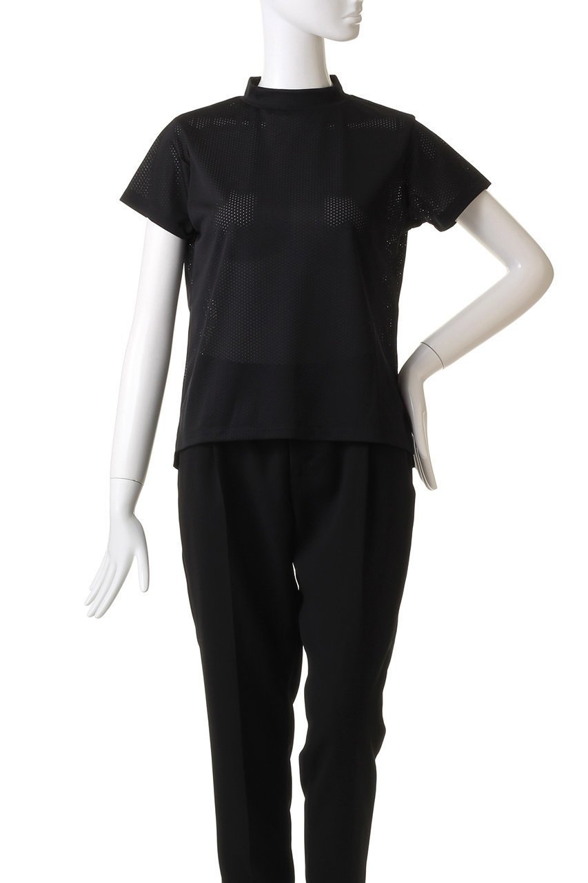 【オブシディアン/OBSIDIAN】のMOCKNECK SHORTSLEEVE 人気、トレンドファッション・服の通販 founy(ファニー) 　ファッション　Fashion　レディースファッション　Fashion for Women　トップス・カットソー　Cut & Sew Tops　スポーツウェア　Functional & Stylish Sportswear　スポーツ トップス　Athletic Tops / Workout Tops / Training Shirts　コンパクト　Compact, Small Size　ショート　Short, Short Length　スポーツ　Sports, Activewear　スリーブ　Sleeve, Long Sleeve / Short Sleeve　モックネック　Mock Neck, Short Turtleneck　夏　Summer　other-2|ID: prp329100004956969 ipo3291000000037195131