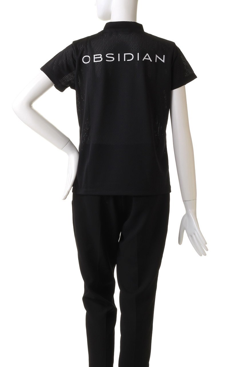 【オブシディアン/OBSIDIAN】のMOCKNECK SHORTSLEEVE 人気、トレンドファッション・服の通販 founy(ファニー) 　ファッション　Fashion　レディースファッション　Fashion for Women　トップス・カットソー　Cut & Sew Tops　スポーツウェア　Functional & Stylish Sportswear　スポーツ トップス　Athletic Tops / Workout Tops / Training Shirts　コンパクト　Compact, Small Size　ショート　Short, Short Length　スポーツ　Sports, Activewear　スリーブ　Sleeve, Long Sleeve / Short Sleeve　モックネック　Mock Neck, Short Turtleneck　夏　Summer　other-4|ID: prp329100004956969 ipo3291000000037195133
