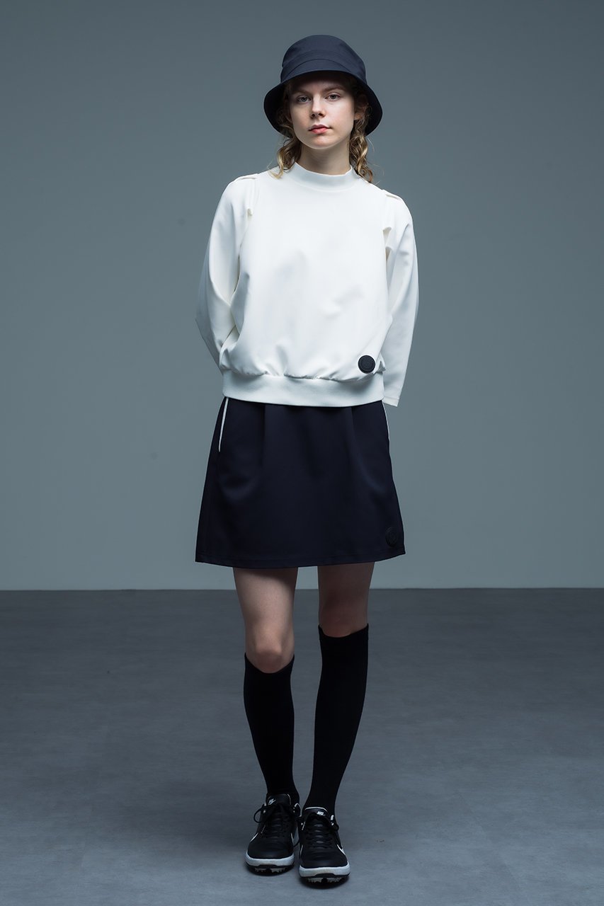 【オブシディアン/OBSIDIAN】のTACK MOCKNECK 人気、トレンドファッション・服の通販 founy(ファニー) 　ファッション　Fashion　レディースファッション　Fashion for Women　トップス・カットソー　Cut & Sew Tops　スポーツウェア　Functional & Stylish Sportswear　スポーツ トップス　Athletic Tops / Workout Tops / Training Shirts　なめらか　Smooth, Silky Texture　クロップド　Cropped, Short Length　スポーツ　Sports, Activewear　スリーブ　Sleeve, Long Sleeve / Short Sleeve　トレンド　Trend, Trending Now　モックネック　Mock Neck, Short Turtleneck　エレガント 上品　Elegant　other-6|ID: prp329100004956977 ipo3291000000037195200