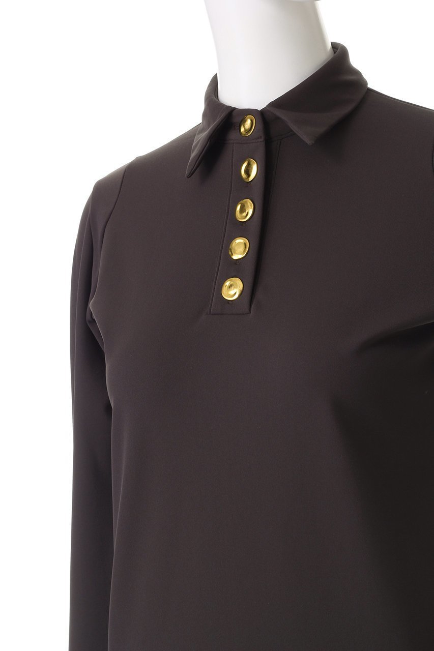 【ティーエムジー/TMG】の金ボタンプルオーバーシャツ 人気、トレンドファッション・服の通販 founy(ファニー) 　ファッション　Fashion　レディースファッション　Fashion for Women　トップス・カットソー　Cut & Sew Tops　シャツ・ブラウス・オフィスカジュアル　Elegant Blouses & Button-Ups　カジュアルプルオーバー・ニットトップス　Pullovers & Knit Tops / Casual Pullovers　スポーツウェア　Functional & Stylish Sportswear　スポーツ トップス　Athletic Tops / Workout Tops / Training Shirts　シンプル　Simple, Minimal　スポーツ　Sports, Activewear　フラット　Flat, Flat Shoes　長袖　Long Sleeve, Full Sleeve　other-5|ID: prp329100004956979 ipo3291000000037195212