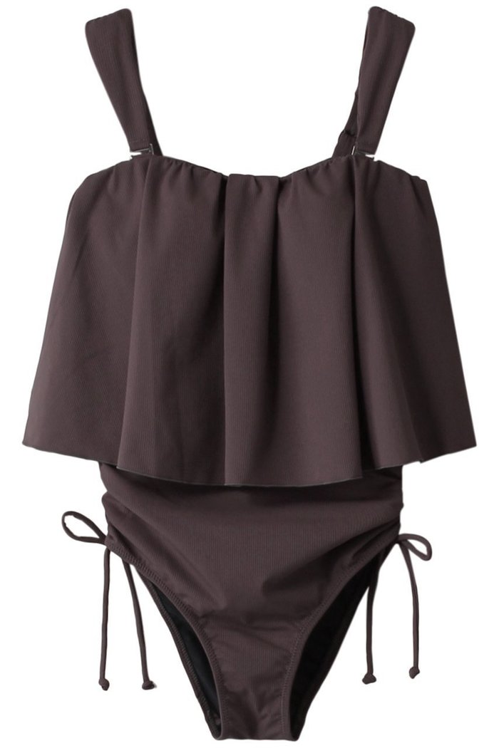 【レイール/Reir】の【San-ai Resort】Eco Ribワンピ見えビキニ インテリア・キッズ・メンズ・レディースファッション・服の通販 founy(ファウニー) https://founy.com/ ファッション Fashion レディースファッション Fashion for Women 水着 Swimwear レディース水着・ビーチウェア Swimwear & Beachwear ギャザー Gathered, Ruffled ストレッチ Stretch, Stretchy Fabric スポーツ Sports, Activewear セパレート Separate, Two-Piece ビキニ Bikini, Two-Piece Swimsuit フレア Flare, Flared ラップ Wrap, Wrap Design リラックス Relax, Relaxed Fit ワイヤー Wire, Wired Bra 水着 Swimsuit, Swimwear |ID: prp329100004956993 ipo3291000000037195305