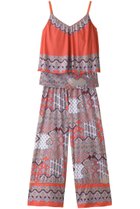 【コーラルヴェール/Coral Veil】のEthnic patchロングパンツセット オレンジ|ID: prp329100004956998 ipo3291000000037195342