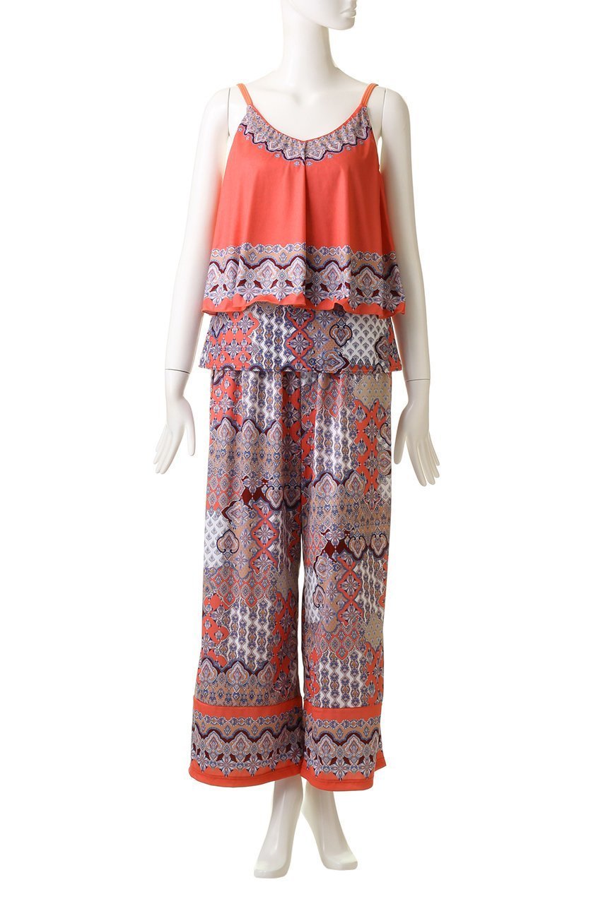 【コーラルヴェール/Coral Veil】のEthnic patchロングパンツセット 人気、トレンドファッション・服の通販 founy(ファニー) 　ファッション　Fashion　レディースファッション　Fashion for Women　水着　Swimwear　レディース水着・ビーチウェア　Swimwear & Beachwear　おすすめ　Recommended / Our Picks　エスニック　Ethnic Style　サマー　Summer, Summer Style　スポーツ　Sports, Activewear　パッチワーク　Patchwork, Mixed Fabric　ビーチ　Beach, Seaside　ロング　Long, Long-Length　水着　Swimsuit, Swimwear　other-2|ID: prp329100004957010 ipo3291000000037195433