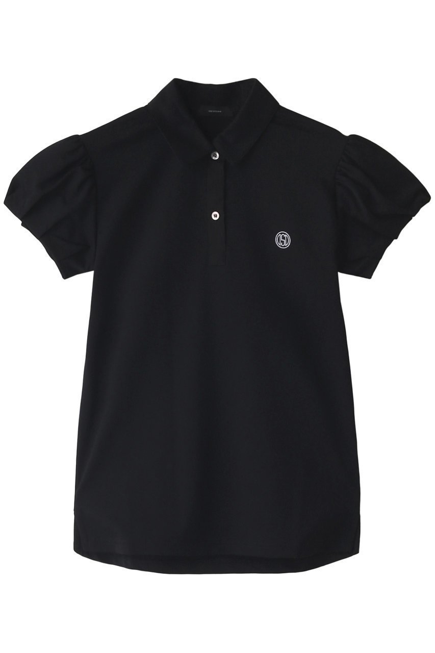 【オブシディアン/OBSIDIAN】のBALLOON SLEEVE POLO インテリア・キッズ・メンズ・レディースファッション・服の通販 founy(ファニー) 　ファッション　Fashion　レディースファッション　Fashion for Women　トップス・カットソー　Cut & Sew Tops　スポーツウェア　Functional & Stylish Sportswear　スポーツ トップス　Athletic Tops / Workout Tops / Training Shirts　ゴルフ　Golf　スタイリッシュ　Stylish, Fashionable　スポーツ　Sports, Activewear　スリーブ　Sleeve, Long Sleeve / Short Sleeve　バルーン　Balloon, Balloon Silhouette　ポロシャツ　Polo Shirt, Collared Tee　ブラック|ID: prp329100004957016 ipo3291000000037195474
