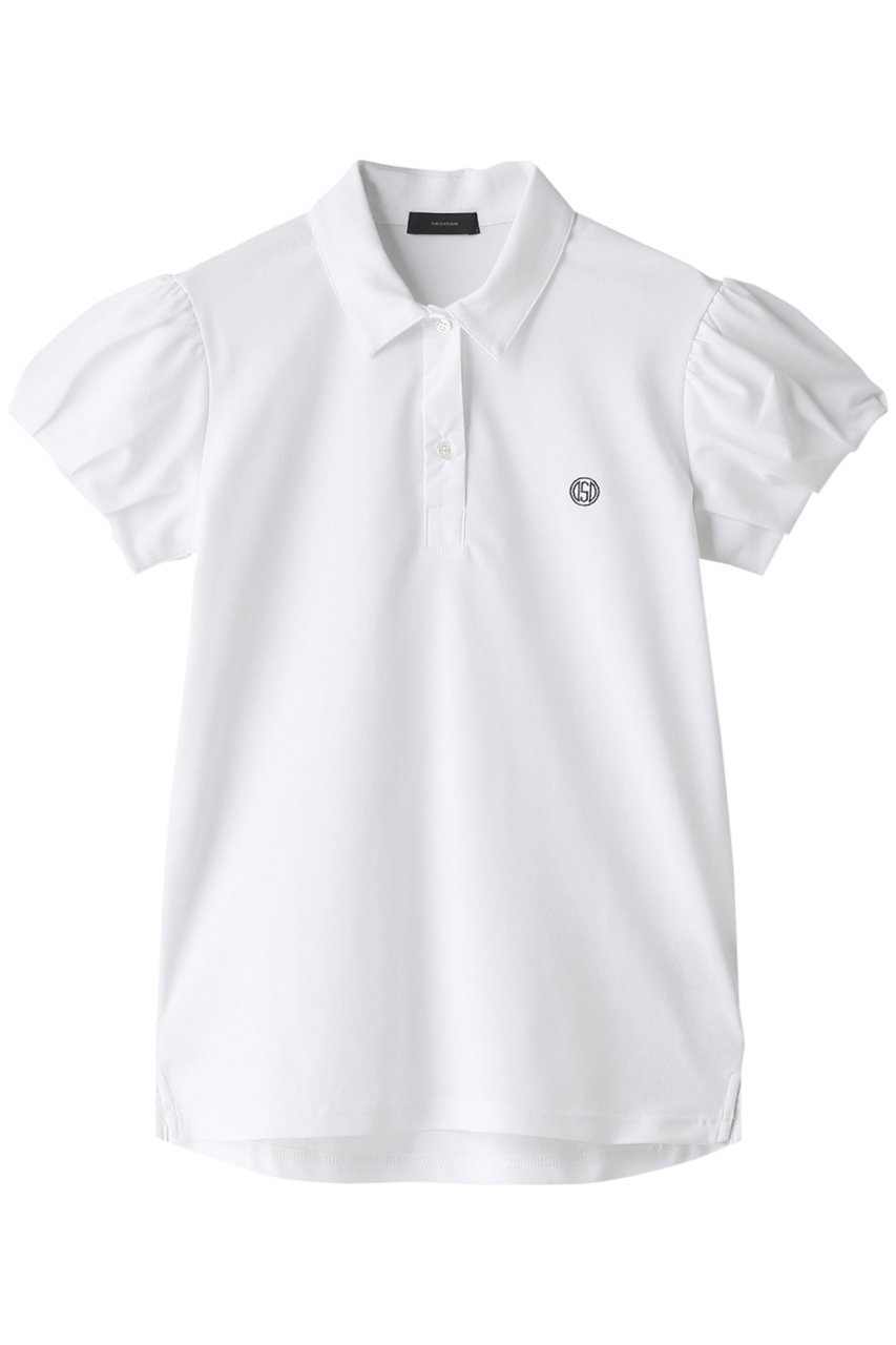 【オブシディアン/OBSIDIAN】のBALLOON SLEEVE POLO インテリア・キッズ・メンズ・レディースファッション・服の通販 founy(ファニー) 　ファッション　Fashion　レディースファッション　Fashion for Women　トップス・カットソー　Cut & Sew Tops　スポーツウェア　Functional & Stylish Sportswear　スポーツ トップス　Athletic Tops / Workout Tops / Training Shirts　ゴルフ　Golf　スタイリッシュ　Stylish, Fashionable　スポーツ　Sports, Activewear　スリーブ　Sleeve, Long Sleeve / Short Sleeve　バルーン　Balloon, Balloon Silhouette　ポロシャツ　Polo Shirt, Collared Tee　ホワイト|ID: prp329100004957016 ipo3291000000037195475