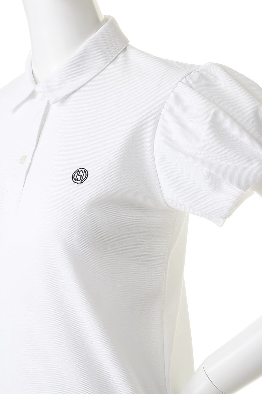 【オブシディアン/OBSIDIAN】のBALLOON SLEEVE POLO 人気、トレンドファッション・服の通販 founy(ファニー) 　ファッション　Fashion　レディースファッション　Fashion for Women　トップス・カットソー　Cut & Sew Tops　スポーツウェア　Functional & Stylish Sportswear　スポーツ トップス　Athletic Tops / Workout Tops / Training Shirts　ゴルフ　Golf　スタイリッシュ　Stylish, Fashionable　スポーツ　Sports, Activewear　スリーブ　Sleeve, Long Sleeve / Short Sleeve　バルーン　Balloon, Balloon Silhouette　ポロシャツ　Polo Shirt, Collared Tee　other-5|ID: prp329100004957016 ipo3291000000037195482