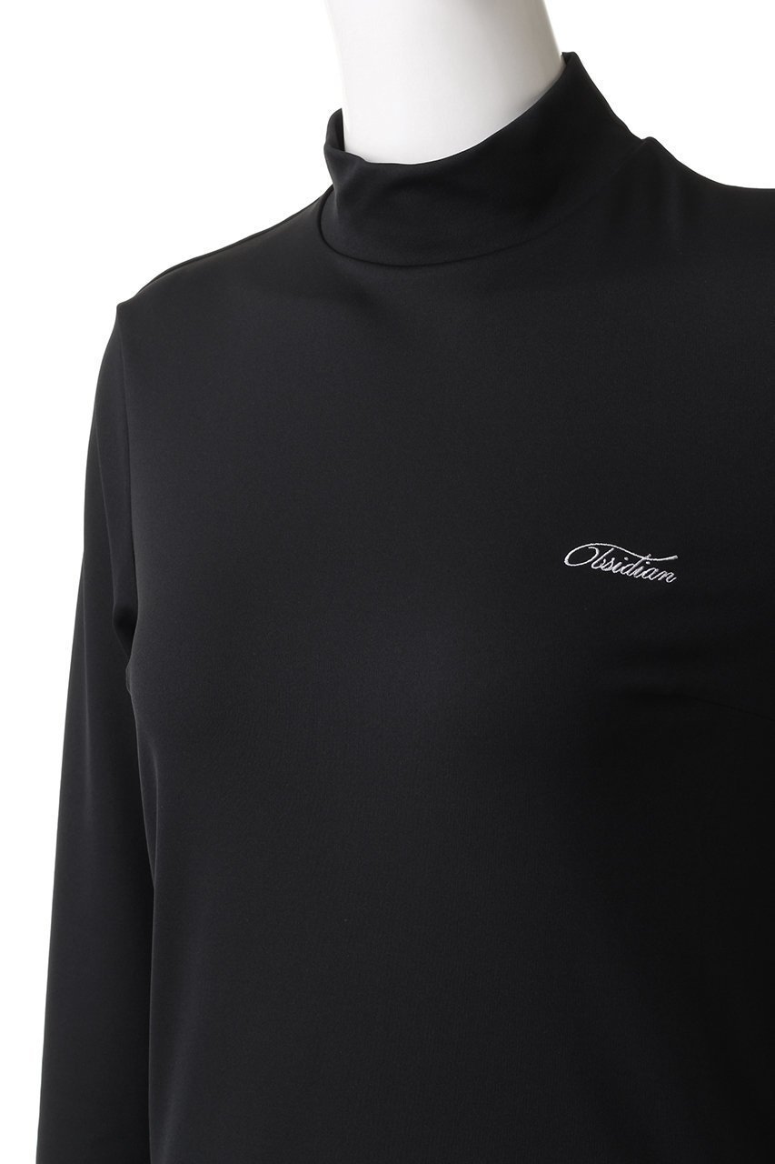 【オブシディアン/OBSIDIAN】のCURSIVE EMBROIDERY HIGHNECK LONGSLEEVE 人気、トレンドファッション・服の通販 founy(ファニー) 　ファッション　Fashion　レディースファッション　Fashion for Women　トップス・カットソー　Cut & Sew Tops　スポーツウェア　Functional & Stylish Sportswear　スポーツ トップス　Athletic Tops / Workout Tops / Training Shirts　インナー　Innerwear　ゴルフ　Golf　シンプル　Simple, Minimal　スポーツ　Sports, Activewear　ハイネック　High Neck, Mock Neck　ベーシック　Basic, Essential　長袖　Long Sleeve, Full Sleeve　other-5|ID: prp329100004957055 ipo3291000000037195753