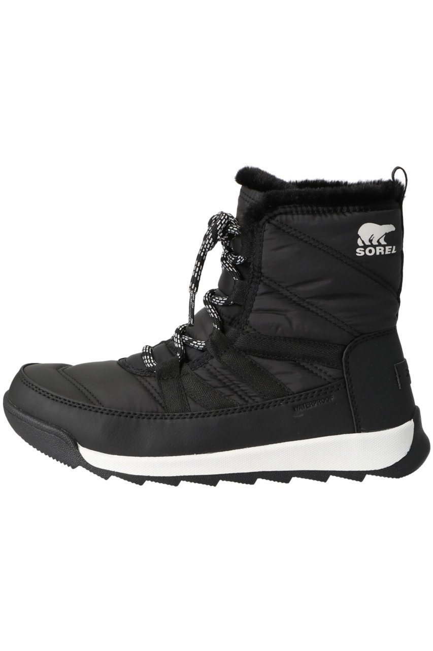 【ソレル/SOREL】のウィットニーⅡショートレース WP インテリア・キッズ・メンズ・レディースファッション・服の通販 founy(ファニー) 　ファッション　Fashion　レディースファッション　Fashion for Women　スポーツウェア　Functional & Stylish Sportswear　スポーツシューズ・ランニングスニーカー　Athletic Shoes / Running Shoes / Training Sneakers　シューズ　Shoes, Footwear　シンプル　Simple, Minimal　スタイリッシュ　Stylish, Fashionable　スポーツ　Sports, Activewear　ブラック|ID: prp329100004957073 ipo3291000000037195876