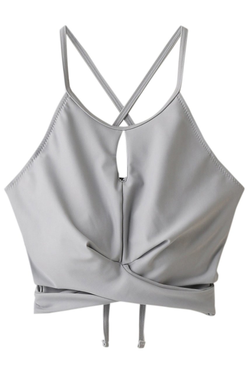 【ジュリエ/Julier】のクールマリーンクロスビスチェ【水陸両用】 インテリア・キッズ・メンズ・レディースファッション・服の通販 founy(ファニー) 　ファッション　Fashion　レディースファッション　Fashion for Women　水着　Swimwear　レディース水着・ビーチウェア　Swimwear & Beachwear　おすすめ　Recommended / Our Picks　ショーツ　Shorts, Short Pants　スポーツ　Sports, Activewear　スリット　Slit, Slit Detail　セットアップ　Set-Up, Coordinated Outfit　ビスチェ　Bustier, Corset Top　ヨガ　Yoga, Yoga Wear　エレガント 上品　Elegant　定番　Standard, Basic Item　水着　Swimsuit, Swimwear　グレー|ID: prp329100004957134 ipo3291000000037196322