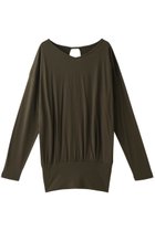 【ジュリエ/Julier】のカシミア天竺ロングスリーブプルオーバー カーキ|ID: prp329100004957145 ipo3291000000037196408
