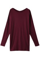 【ジュリエ/Julier】のクリアウールバッククロスロングスリーブ ワイン|ID: prp329100004957148 ipo3291000000037196430