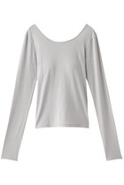 【ジュリエ/Julier】のエアウォームバッククロスロングスリーブプルオーバー 人気、トレンドファッション・服の通販 founy(ファニー) ファッション Fashion レディースファッション Fashion for Women トップス・カットソー Cut & Sew Tops カジュアルプルオーバー・ニットトップス Pullovers & Knit Tops / Casual Pullovers スポーツウェア Functional & Stylish Sportswear スポーツ トップス Athletic Tops / Workout Tops / Training Shirts スポーツ Sports, Activewear ヨガ Yoga, Yoga Wear リラックス Relax, Relaxed Fit 定番 Standard, Basic Item 長袖 Long Sleeve, Full Sleeve thumbnail グレー|ID: prp329100004957153 ipo3291000000037196464